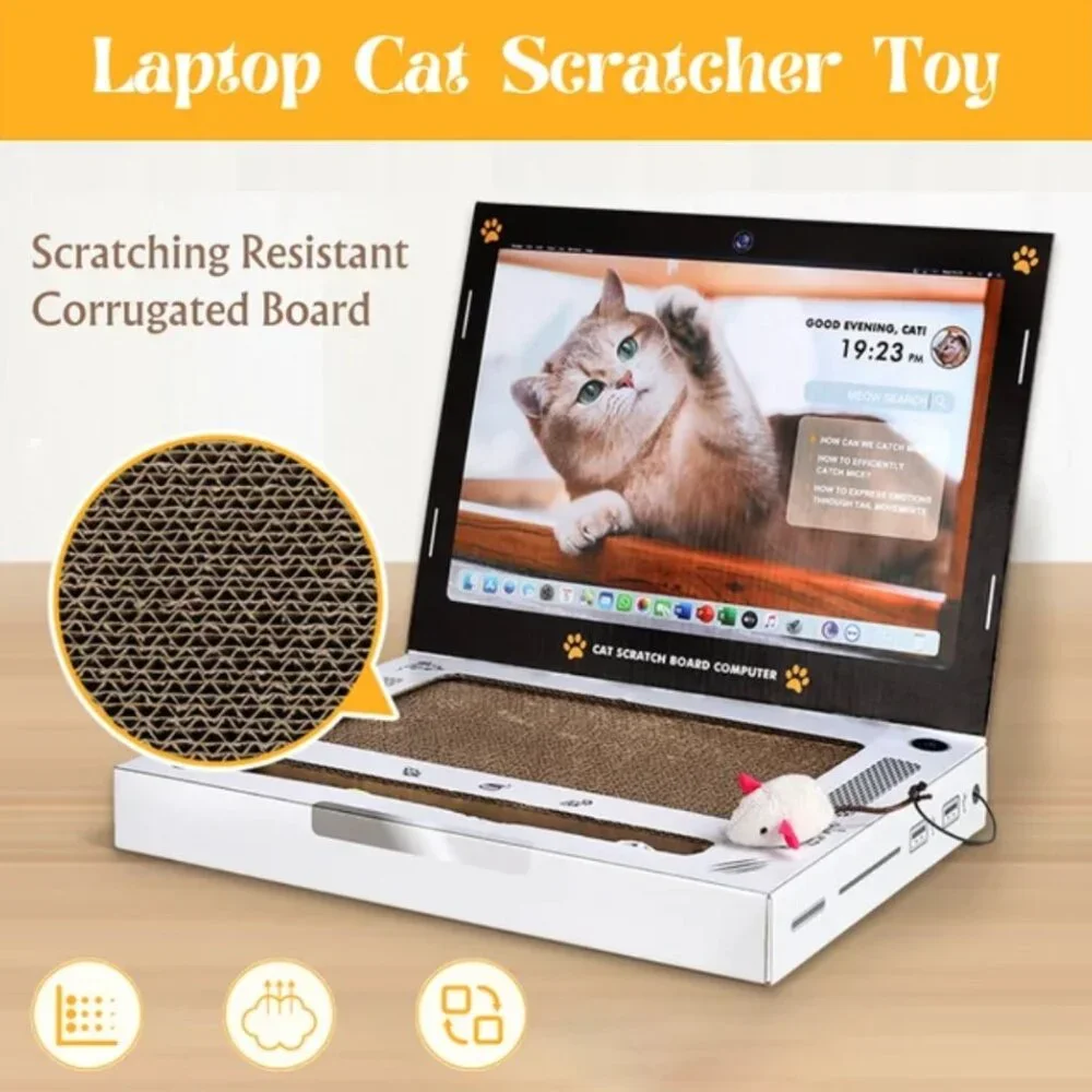 Cat Laptop Scratcher | Cardboard Cat Scratcher 